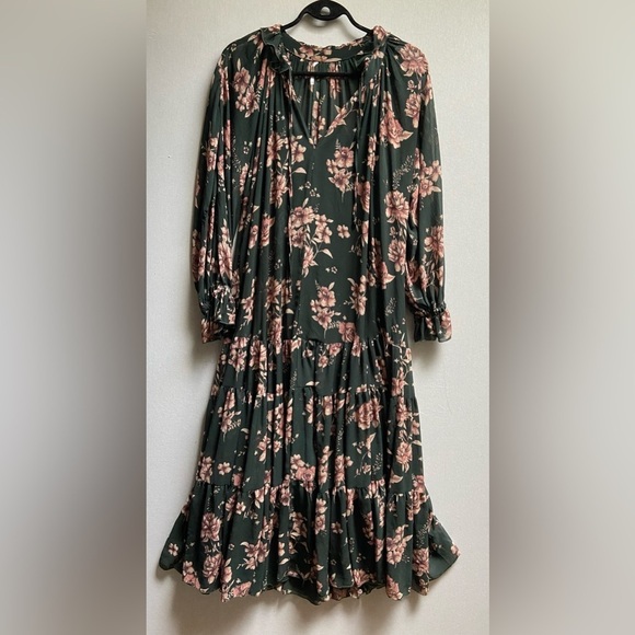 Free People Feeling Groovy Floral Maxi Dress Sz XS - Picture 1 of 15